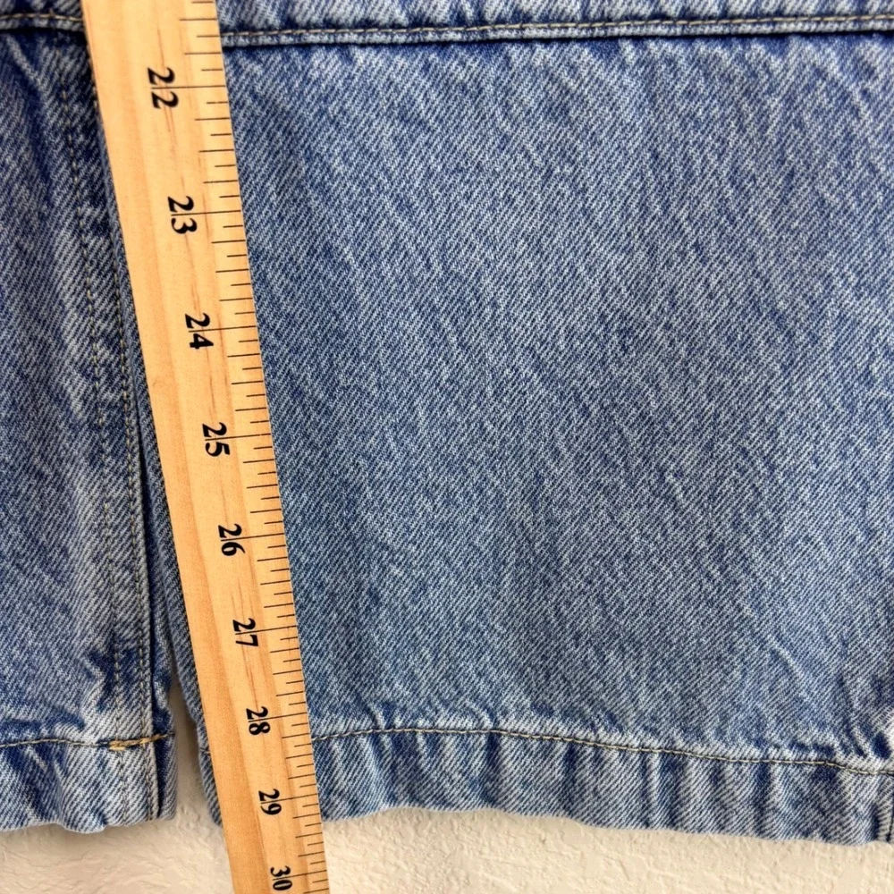 Garage Womens 5 27 Blue Cargo Jeans Wide Leg Multi Pocket Utility‎ Streetwear